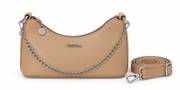 Beige / Rexin / Zipper