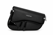 Black / Flap / Magnetic Snap / Rexin