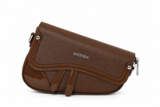 Chocolate Brown / Flap / Magnetic Snap / Rexin