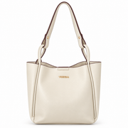 Beige / Rexin / Zipper